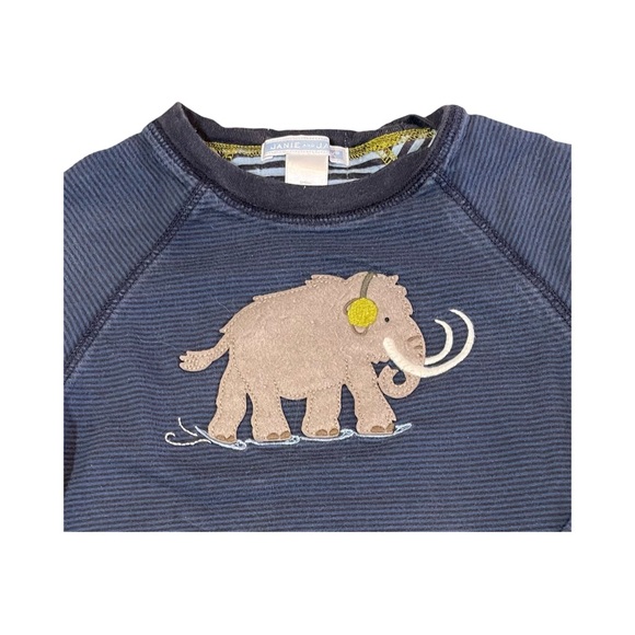 Janie and Jack Glacial Frost Reversible Long-Sleeve Tee Shirt 4T - Picture 5 of 7